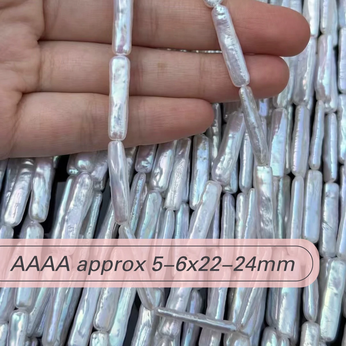 Baroque Natural Freshwater Pearl Long Strip Loose Beads Charms for DIY Women Men Necklace Bracelets Jewelry Making Accessories
Baroque Natural Freshwater Pearl Long Strip Loose Beads Charms for DIY Women Men Necklace Bracelets Jewelry Making Accessories