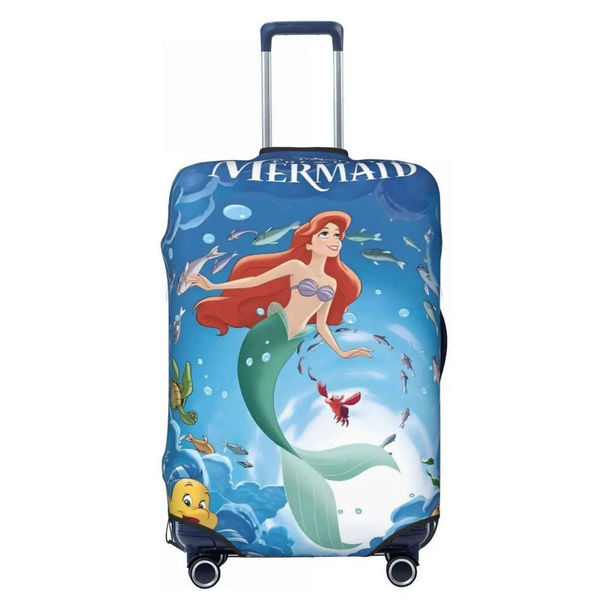 Custom The Little Mermaid Luggage Cover Protector Funny Classical Anime Travel Suitcase Protective Cover for 18-32 Inch
Custom The Little Mermaid Luggage Cover Protector Funny Classical Anime Travel Suitcase Protective Cover for 18-32 Inch