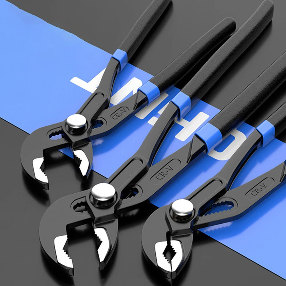 Плоскогубцы для водяных насосов, быстросъемные сантехнические плоскогубцы, трубный ключ, регулируемые хомуты для водопроводных труб, плоскогубцы, бытовые ручные инструменты, многофункциональные
Плоскогубцы для водяных насосов, быстросъемные сантехнические плоскогубцы, трубный ключ, регулируемые хомуты для водопроводных труб, плоскогубцы, бытовые ручные инструменты, многофункциональные