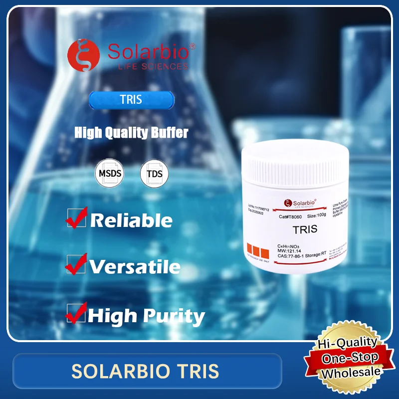 SOLARBIO TRIS for Buffer Preparation and Molecular Biology Applications Original Product
SOLARBIO TRIS for Buffer Preparation and Molecular Biology Applications Original Product