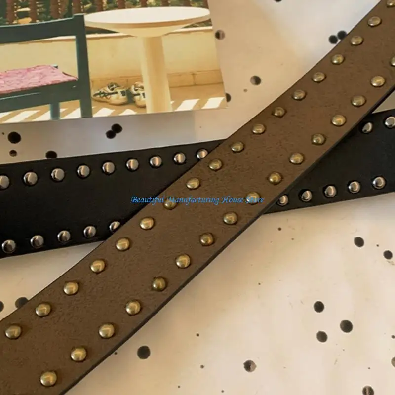 E56A Punk Rock Women's Adjustable Waist Belt Embossed Design Metal Studs Cowgirl PU Leather Strap
E56A Punk Rock Women's Adjustable Waist Belt Embossed Design Metal Studs Cowgirl PU Leather Strap