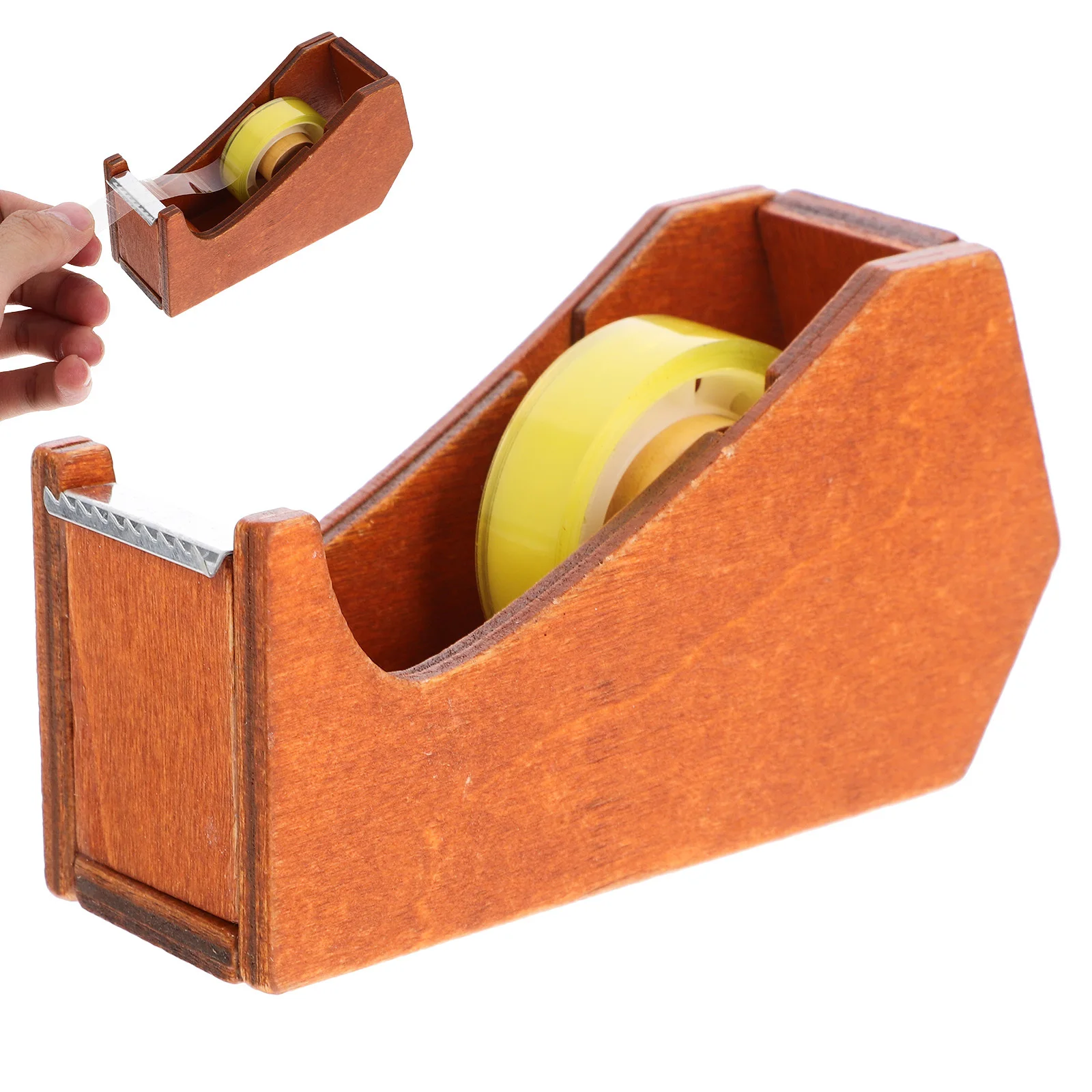 Creative Animal Shape Wooden Tape Dispenser Desktop Cutter for Smooth Tape Rolling Compact Holder for Office School Small
Creative Animal Shape Wooden Tape Dispenser Desktop Cutter for Smooth Tape Rolling Compact Holder for Office School Small