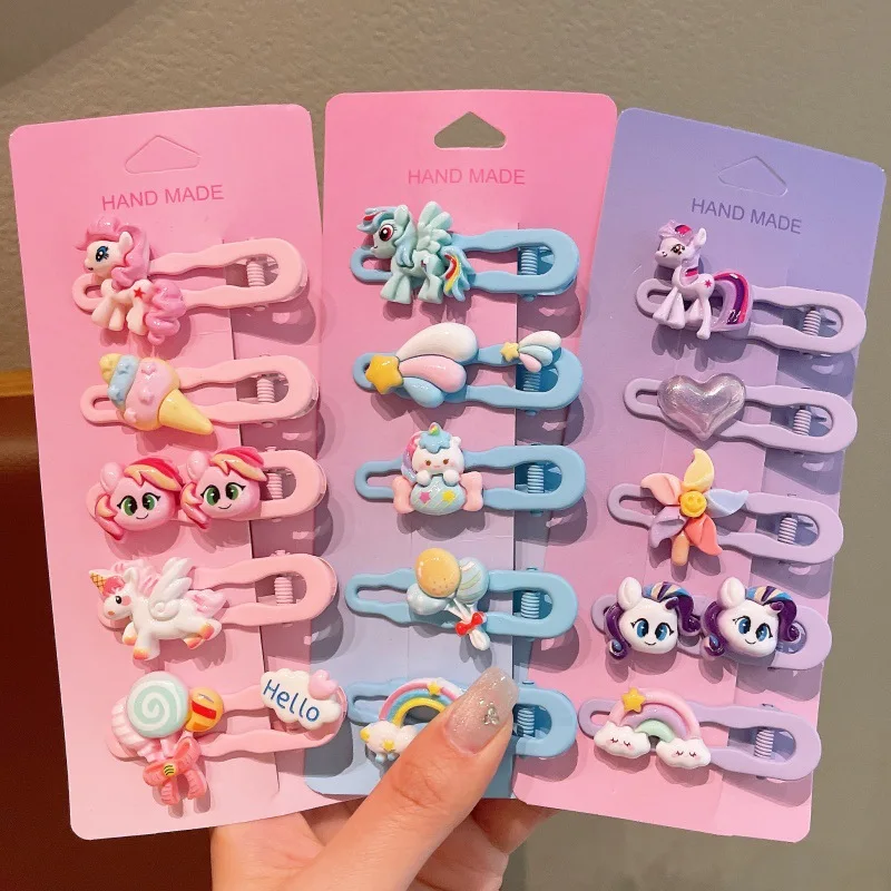 5Pcs Cartoon My Little Pony Children New Girls Lovely Sweet Heart Baby Hair Clip Barrettes Bangs Hairpins Kids Hair Accessories
5Pcs Cartoon My Little Pony Children New Girls Lovely Sweet Heart Baby Hair Clip Barrettes Bangs Hairpins Kids Hair Accessories
