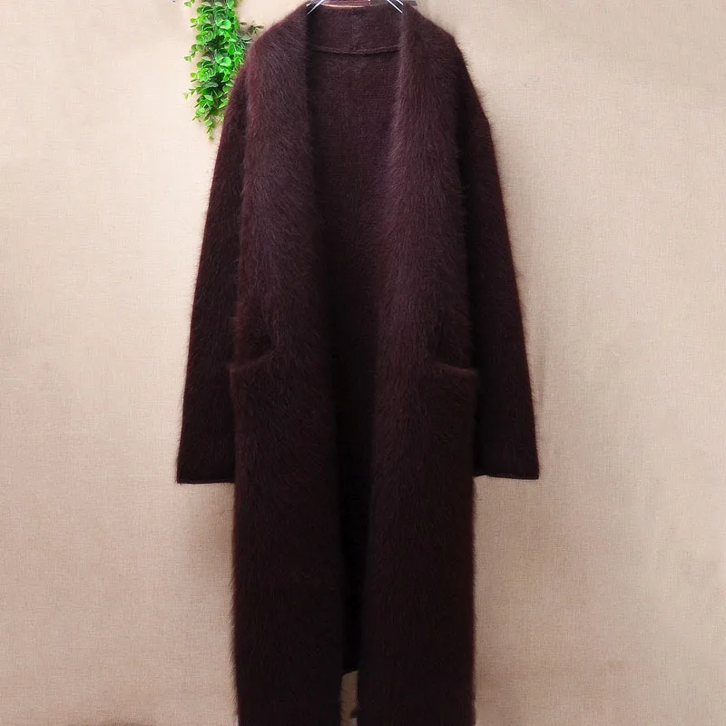 Ladies Women Autumn Winter Clothing Hairy Plush Mink Cashmere Knitted Long Sleeves Loose Long Sweater Cardigans Mantle Coat Pull
Ladies Women Autumn Winter Clothing Hairy Plush Mink Cashmere Knitted Long Sleeves Loose Long Sweater Cardigans Mantle Coat Pull