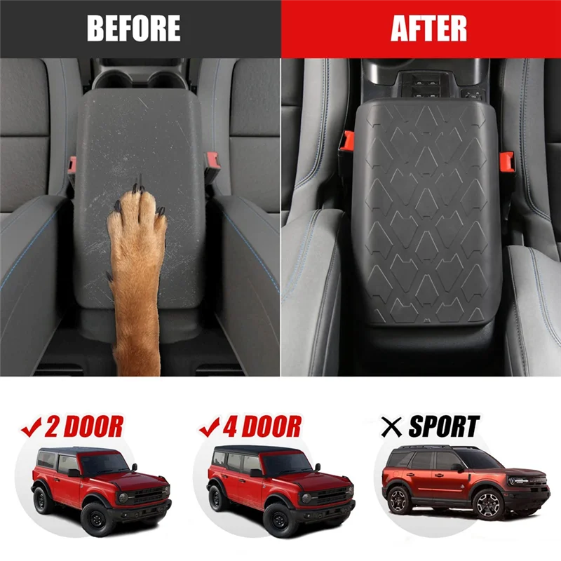 Durable-Center Console Armrest Cover Pad Protector For Ford Bronco 2021 2022 2023 2024 2/4-Door Interior Accessories
Durable-Center Console Armrest Cover Pad Protector For Ford Bronco 2021 2022 2023 2024 2/4-Door Interior Accessories