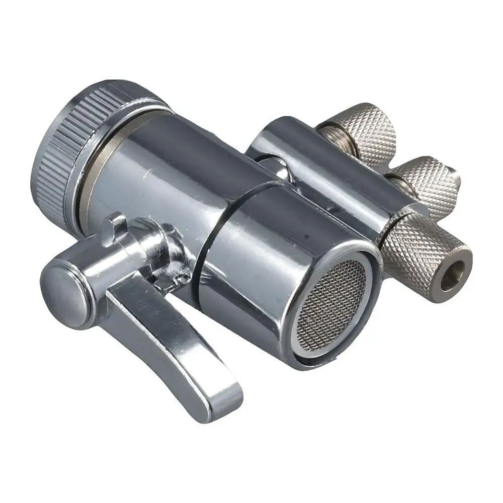 Adapter 2 Way Faucet Diverter Valve Counter Kitchen Sink Water Filter With Female M22(22mm)
Adapter 2 Way Faucet Diverter Valve Counter Kitchen Sink Water Filter With Female M22(22mm)