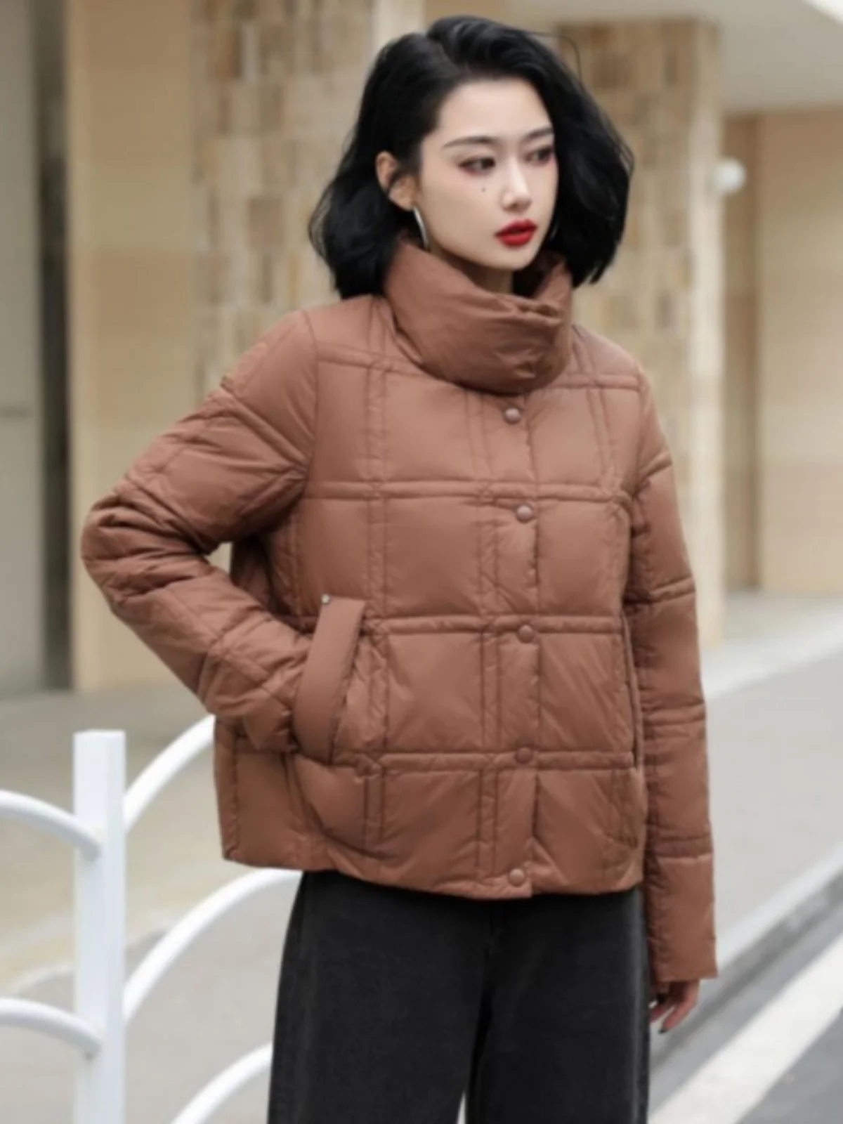 Slimming ort Cotton Jaet Korean Sle Stand Collar Women's Faion Winter New Arrival Versatile Warm Bread Sle Coat
Slimming ort Cotton Jaet Korean Sle Stand Collar Women's Faion Winter New Arrival Versatile Warm Bread Sle Coat