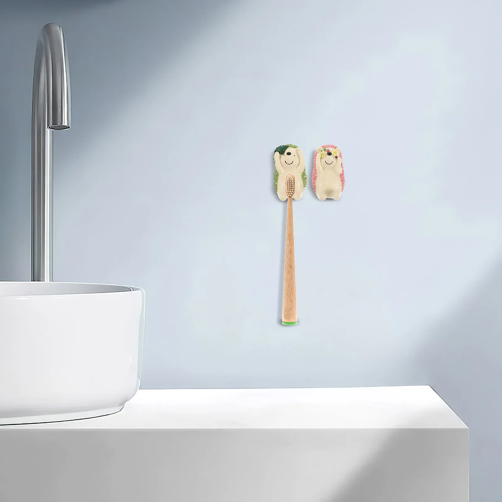 2 Pcs Couple Toothbrush Holder Kids Self Adhesive Toothbrushes Holders Wall Hanging Rack Resin Cute Travel
2 Pcs Couple Toothbrush Holder Kids Self Adhesive Toothbrushes Holders Wall Hanging Rack Resin Cute Travel