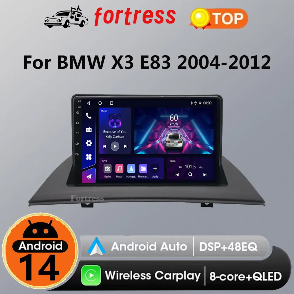 For BMW X3 E83 2004 - 2012 Car Radio Android Multimedia Video Player Navigation GPS Carplay QLED Touch Screen Auto Stereo WIFI
For BMW X3 E83 2004 - 2012 Car Radio Android Multimedia Video Player Navigation GPS Carplay QLED Touch Screen Auto Stereo WIFI