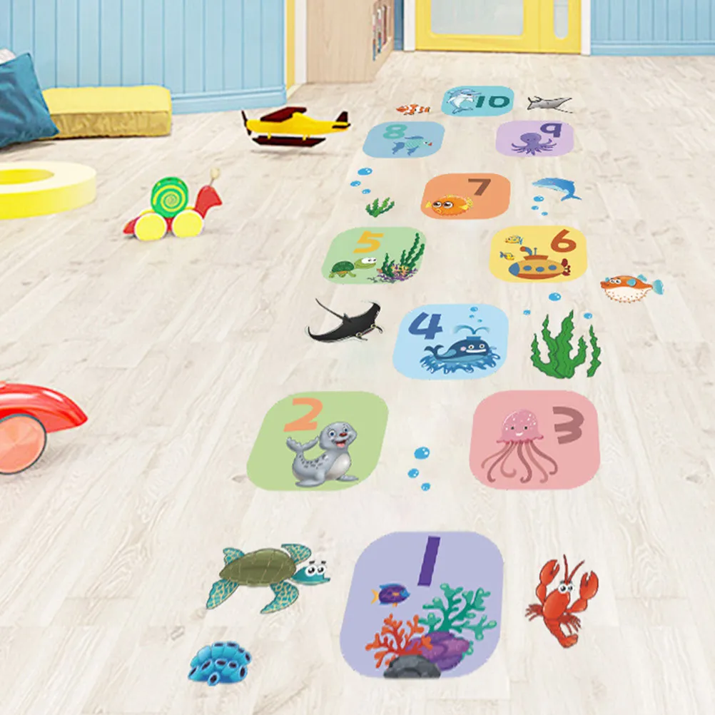 Ocean World Stickers PVC Kids Room Game Cartoon Pattern Waterproof Wall Decals Floor Stickers for Children Playroom Corridor
Ocean World Stickers PVC Kids Room Game Cartoon Pattern Waterproof Wall Decals Floor Stickers for Children Playroom Corridor