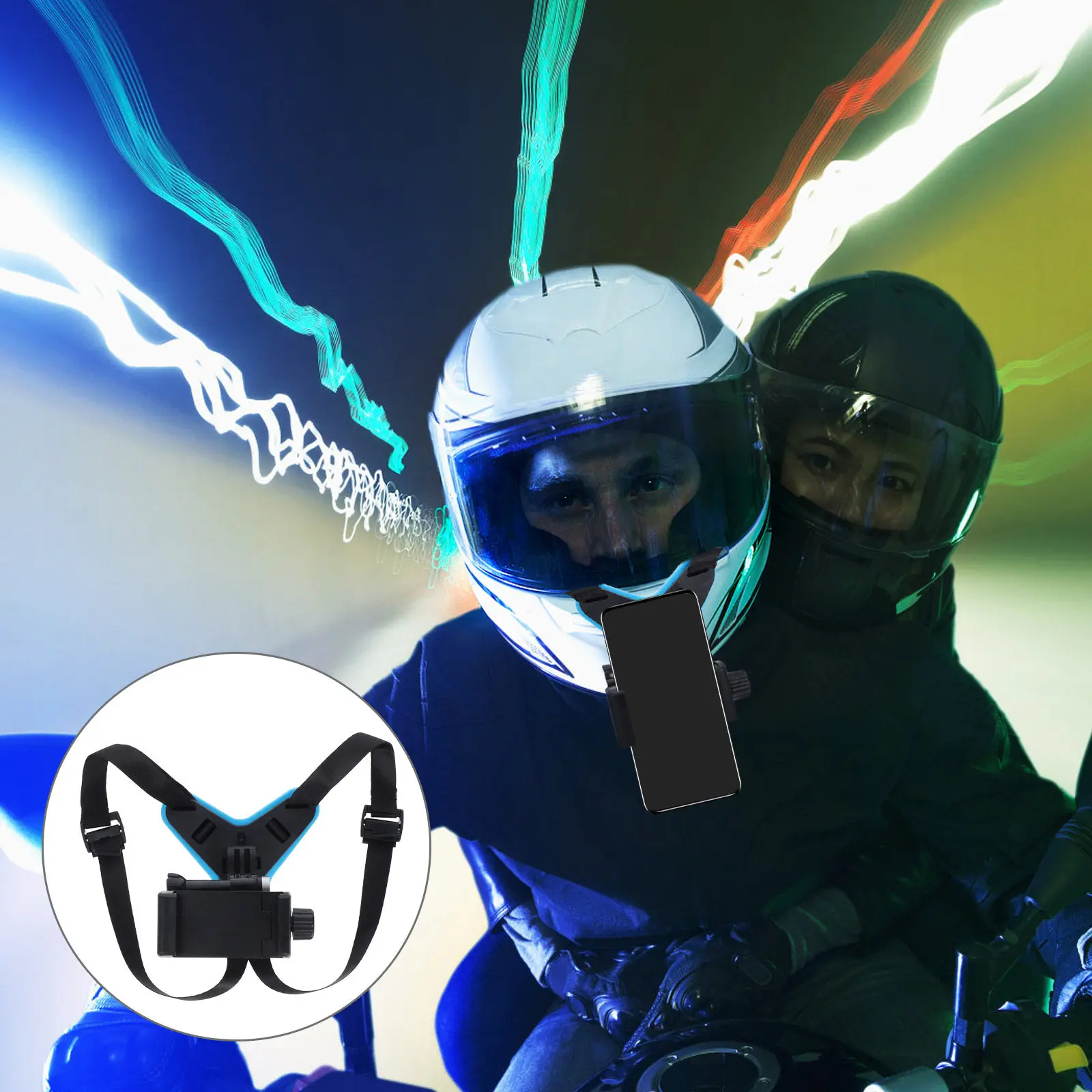 Chin Mount for Camera Motorcycle Bike Mount with Buckle Strap Stable Vibration Proof Adjustable Angle Ride
Chin Mount for Camera Motorcycle Bike Mount with Buckle Strap Stable Vibration Proof Adjustable Angle Ride