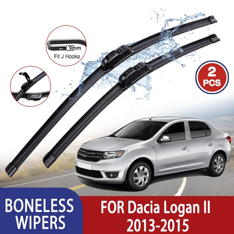 For Dacia Logan II 2013-2015 2014 Car U-type Soft Rubber Boneless Wiper - HD Quiet Durable 22"+20"
For Dacia Logan II 2013-2015 2014 Car U-type Soft Rubber Boneless Wiper - HD Quiet Durable 22"+20"