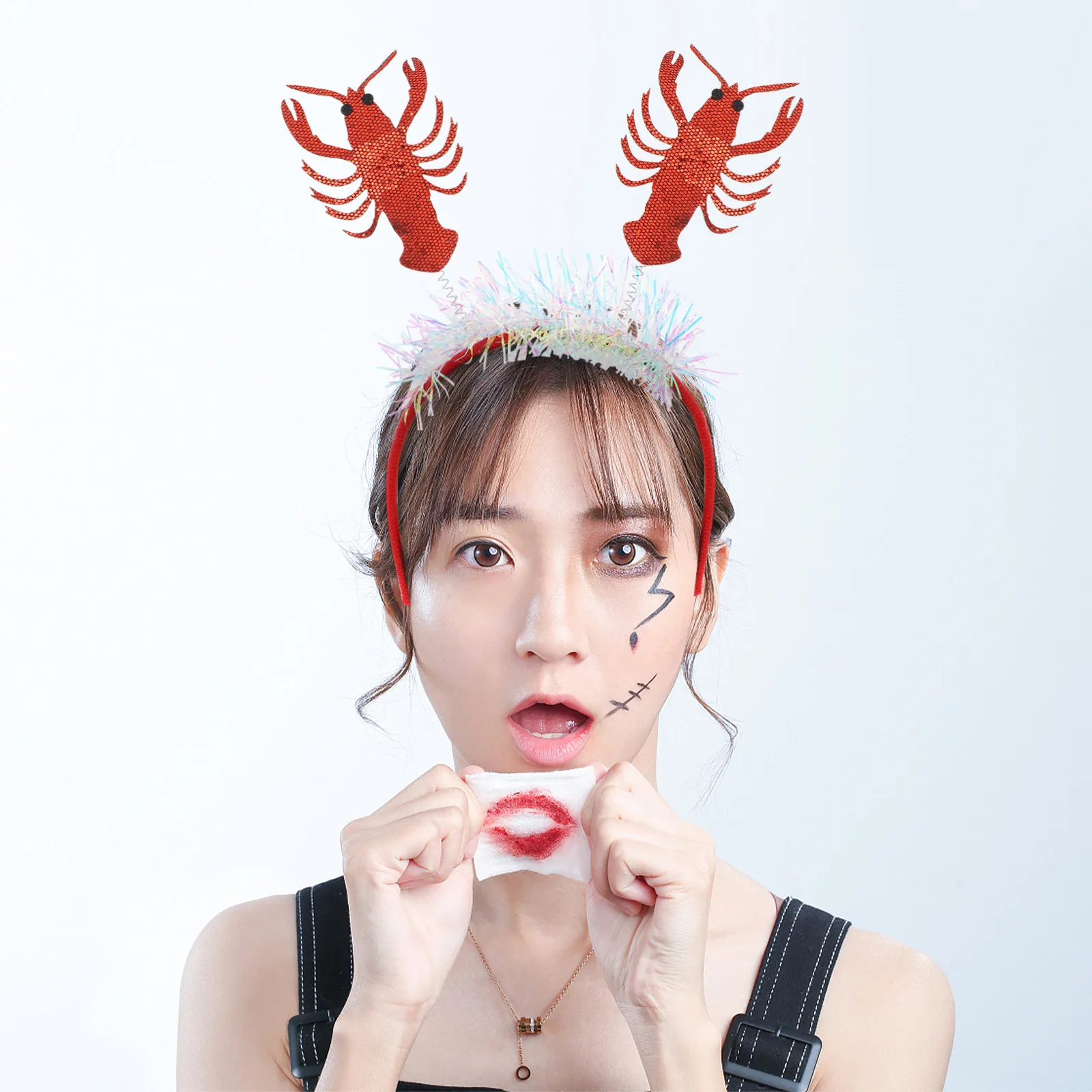 2Pcs Lobster Crab Hairbands Marine Life Hair Hoops Creative Party Headdress Costume Carnival Festival Headwear Decor
2Pcs Lobster Crab Hairbands Marine Life Hair Hoops Creative Party Headdress Costume Carnival Festival Headwear Decor
