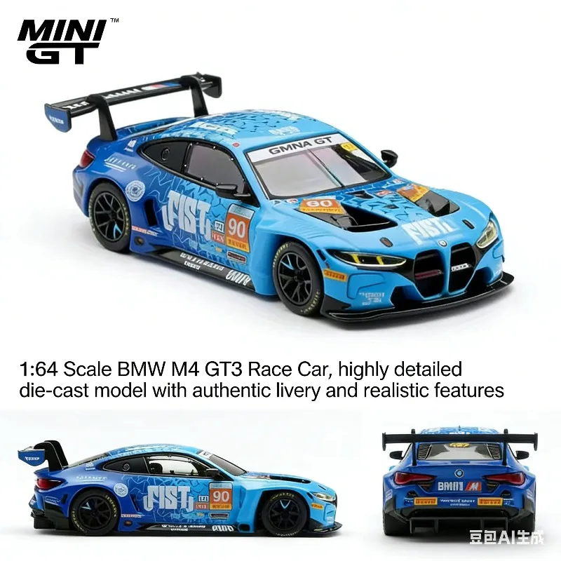 MINI GT 1:64 BMW M4 GT3 EVO #90 GT Champion 1215# Realistic Alloy Car Model, Boys' Toy, Adult Collection Decoration Item.
MINI GT 1:64 BMW M4 GT3 EVO #90 GT Champion 1215# Realistic Alloy Car Model, Boys' Toy, Adult Collection Decoration Item.