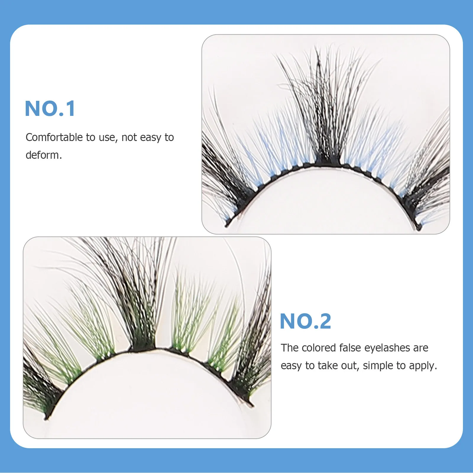 3Pairs Fake Eyelashes for Women Colored False Lashes Party Makeup Natural Look Lightweight Comfortable Gift for Girls Fashion
3Pairs Fake Eyelashes for Women Colored False Lashes Party Makeup Natural Look Lightweight Comfortable Gift for Girls Fashion