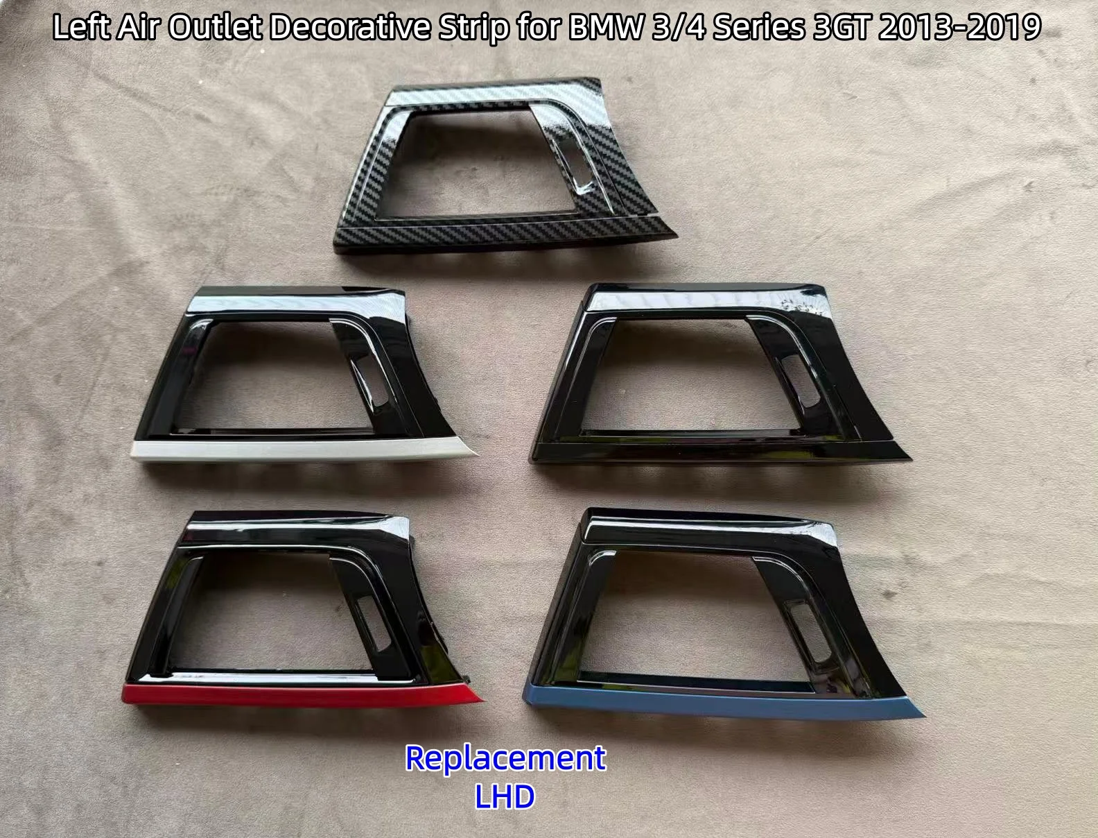 LHD Left Air Vent Grill Outlet Cover Panel Inner Trim Strip Replacement for BMW 3/4 Series 3GT F30 F31 F32 F33 F34 F36 F82 F83
LHD Left Air Vent Grill Outlet Cover Panel Inner Trim Strip Replacement for BMW 3/4 Series 3GT F30 F31 F32 F33 F34 F36 F82 F83