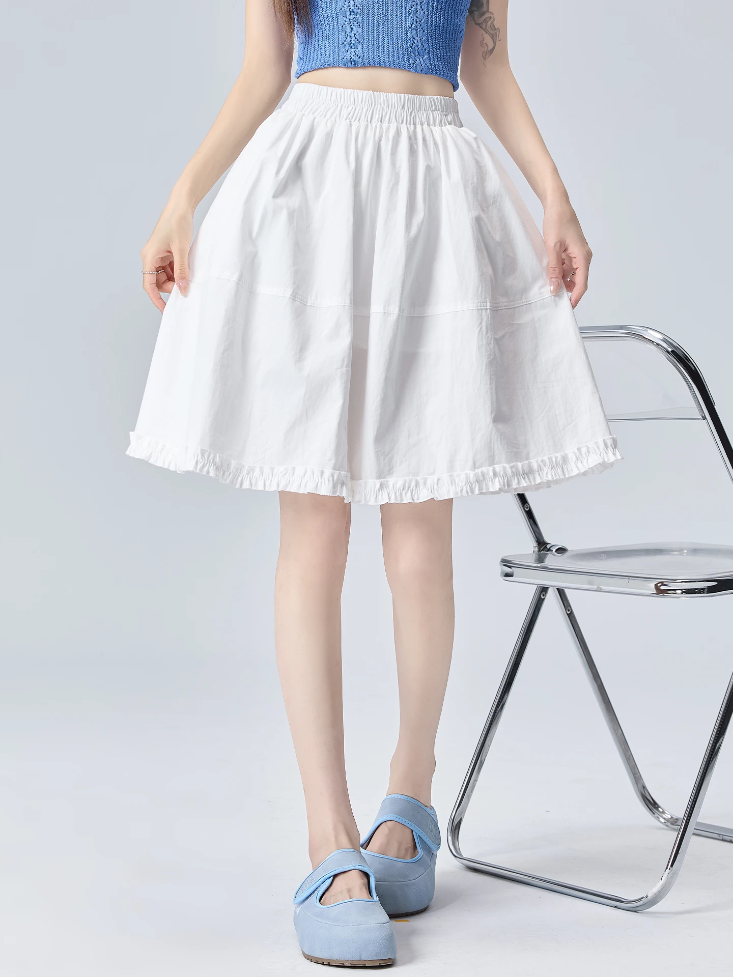 White Flower Bud Yamamoto Skirt Women's Summer New Gentle Age-Defying A-Line Fluffy Umbrella Skirt Knee-Length Half Body Midi...
White Flower Bud Yamamoto Skirt Women's Summer New Gentle Age-Defying A-Line Fluffy Umbrella Skirt Knee-Length Half Body Midi...