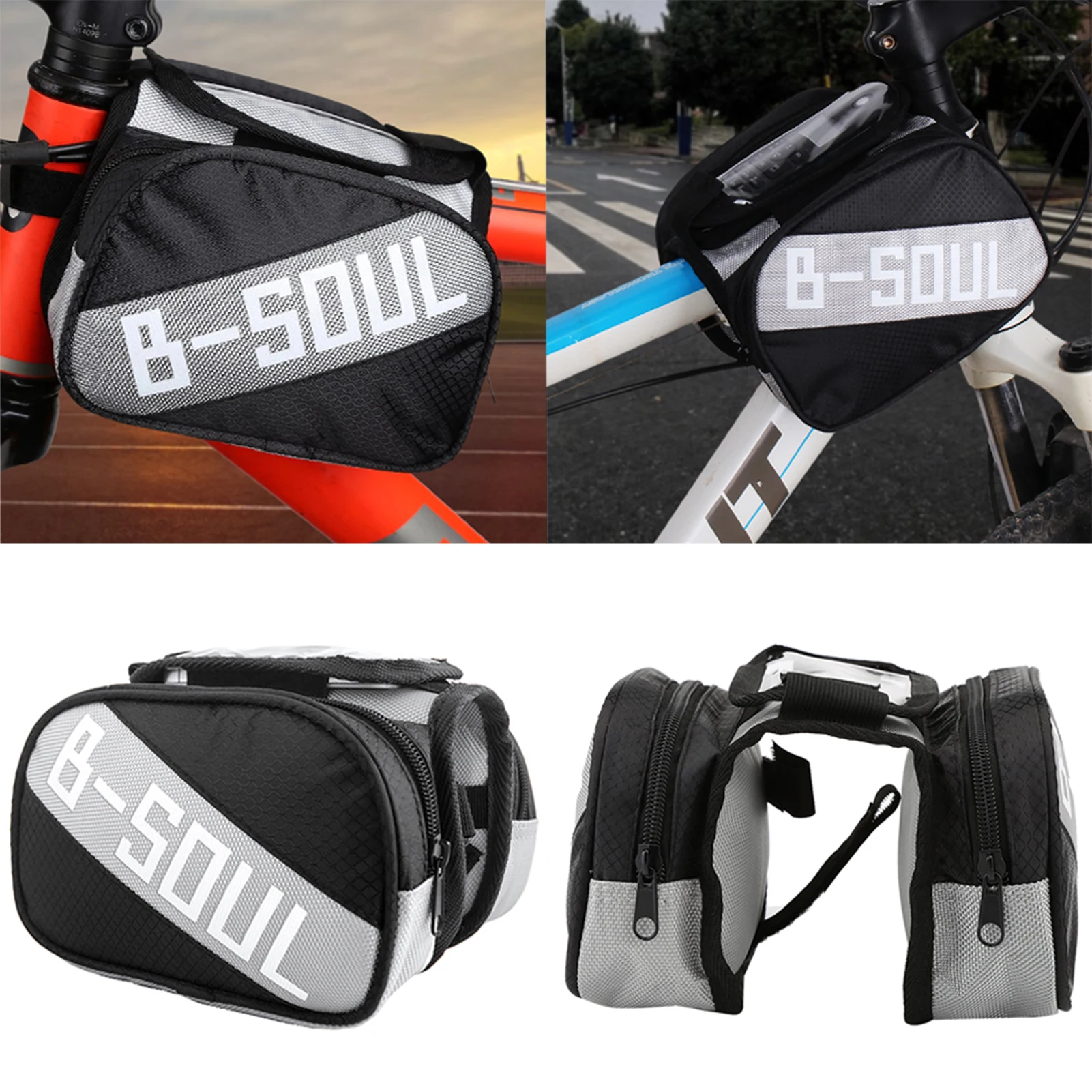 Cycling Bike Double Panniers Reflective Elements Enhanced Safety For Long-Distance Cycling 
Cycling Bike Double Panniers Reflective Elements Enhanced Safety For Long-Distance Cycling