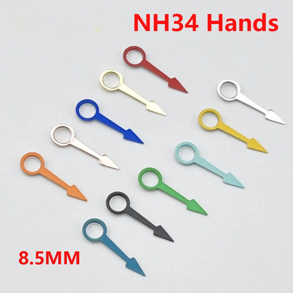 8.5mm Watch Hands, No Luminous NH34 Pointers GMT Hands, for NH34 Movement Mechanical Watch Accessories Parts
8.5mm Watch Hands, No Luminous NH34 Pointers GMT Hands, for NH34 Movement Mechanical Watch Accessories Parts