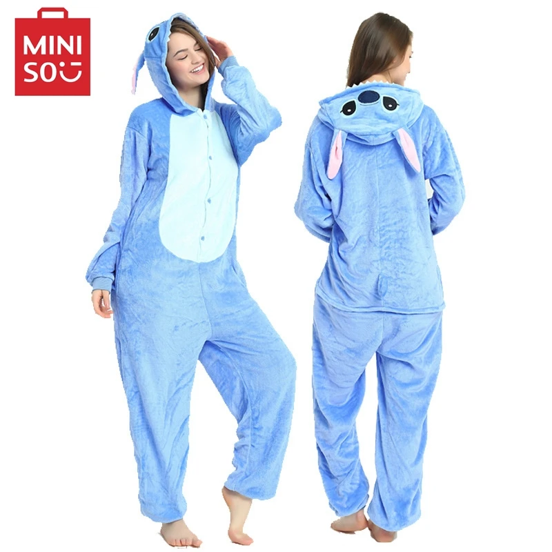 Disney Stitch Winter Adult Jumpsuit Men's And Women's Sleepwear Family Matching Stitch Pyjama Animal Cartoon Pijamas Oneises
Disney Stitch Winter Adult Jumpsuit Men's And Women's Sleepwear Family Matching Stitch Pyjama Animal Cartoon Pijamas Oneises