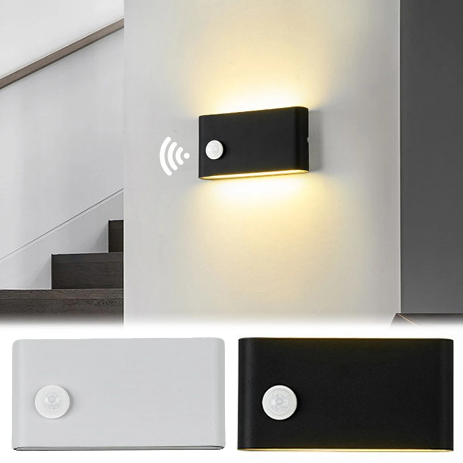 Modern LED Wall Light With Motion Sensor IP65 Waterproof & Weatherproof Dark Hallway And Staircase Safety
Modern LED Wall Light With Motion Sensor IP65 Waterproof & Weatherproof Dark Hallway And Staircase Safety