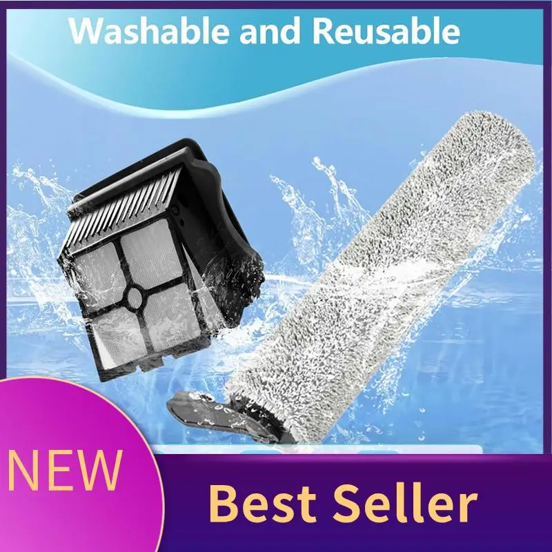 B46C Roller Brush Replacement And Vacuum Filter Kit For Tineco Floor ONE S5,Floor One S5 Pro Cordless Wet Dry Vacuum Parts
B46C Roller Brush Replacement And Vacuum Filter Kit For Tineco Floor ONE S5,Floor One S5 Pro Cordless Wet Dry Vacuum Parts