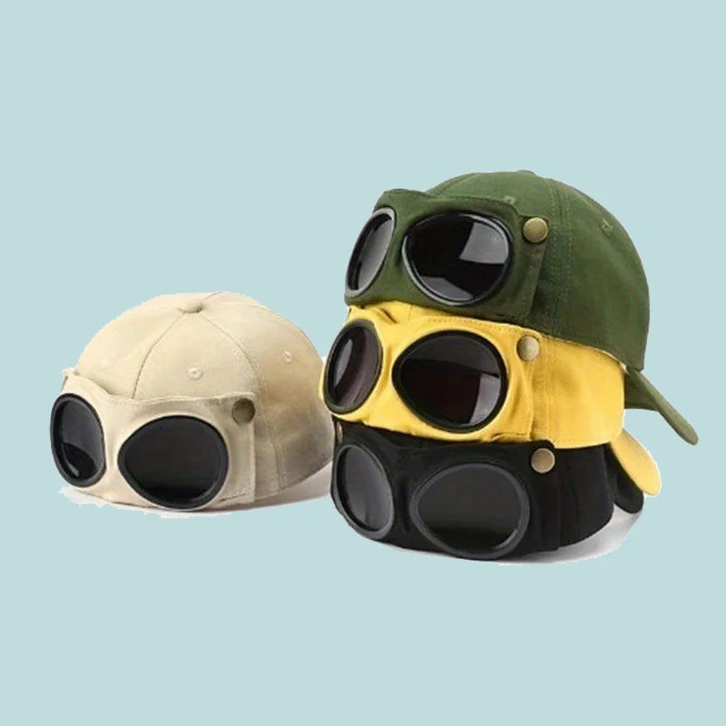 Fashion Aviator Hat Summer Personality Glasses Baseball Cap Female Unisex Sunglasses Male Cap Baseballcap Boys Cap
Fashion Aviator Hat Summer Personality Glasses Baseball Cap Female Unisex Sunglasses Male Cap Baseballcap Boys Cap