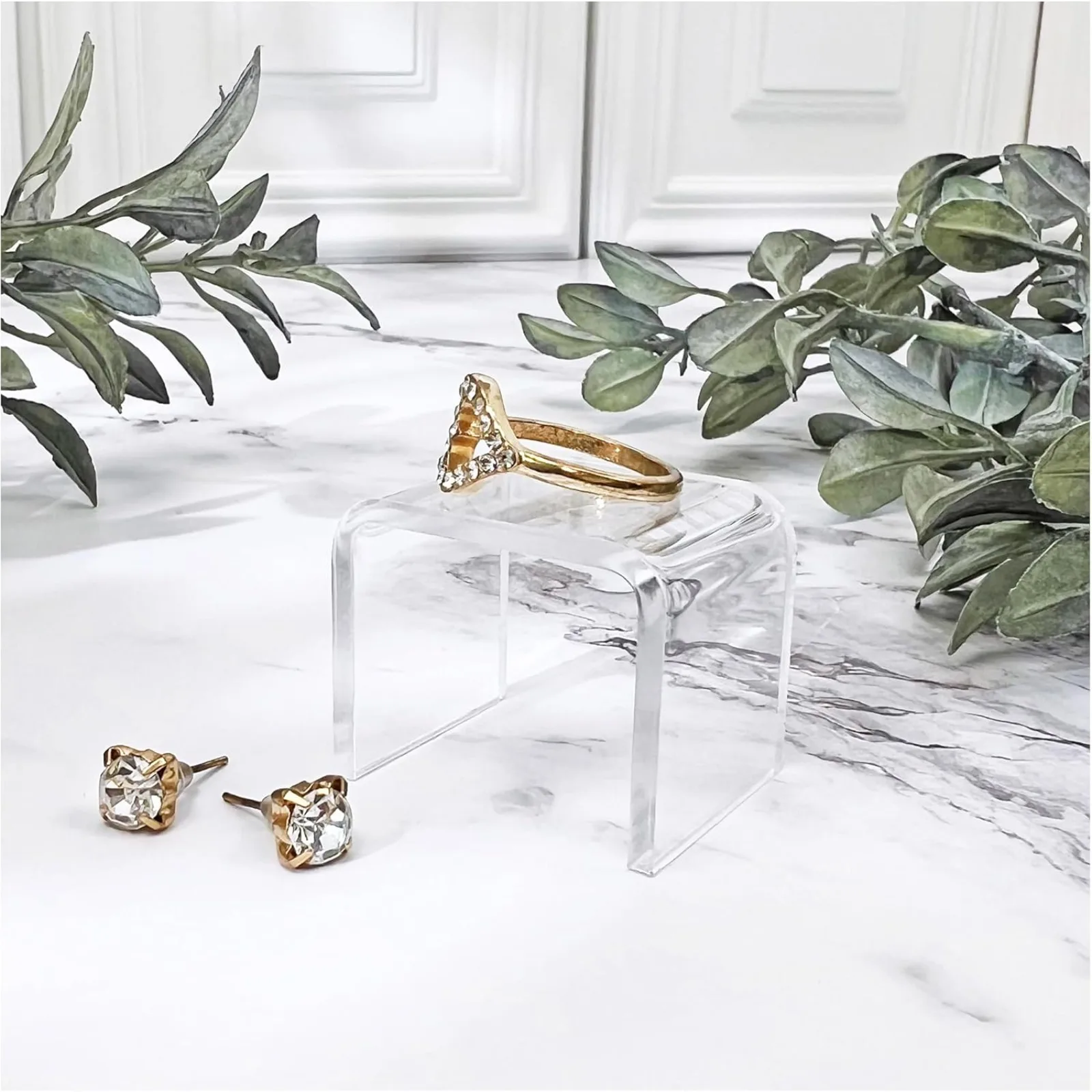 Clear Acrylic Square Display Riser, 1" H x 1.38" W x 1" D (3/32" thick) (12 Pack)
Clear Acrylic Square Display Riser, 1" H x 1.38" W x 1" D (3/32" thick) (12 Pack)