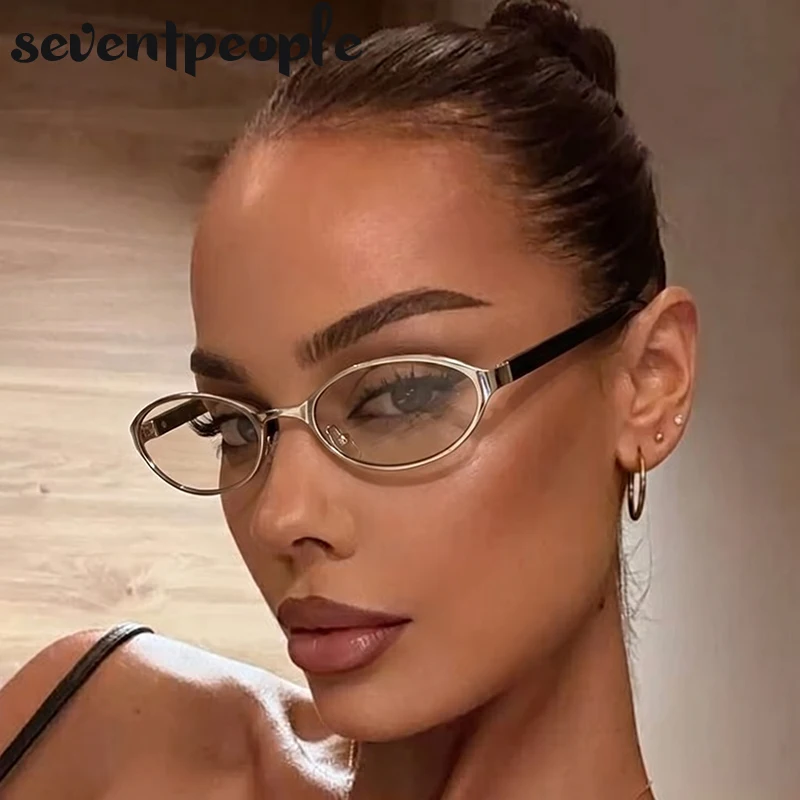 Retro Small Oval Y2K Punk Sunglasses Women 2026 Luxury Narrow Steampunk Leopard Fashion Goggle Streetwear Travel Eyewear Shades
Retro Small Oval Y2K Punk Sunglasses Women 2026 Luxury Narrow Steampunk Leopard Fashion Goggle Streetwear Travel Eyewear Shades