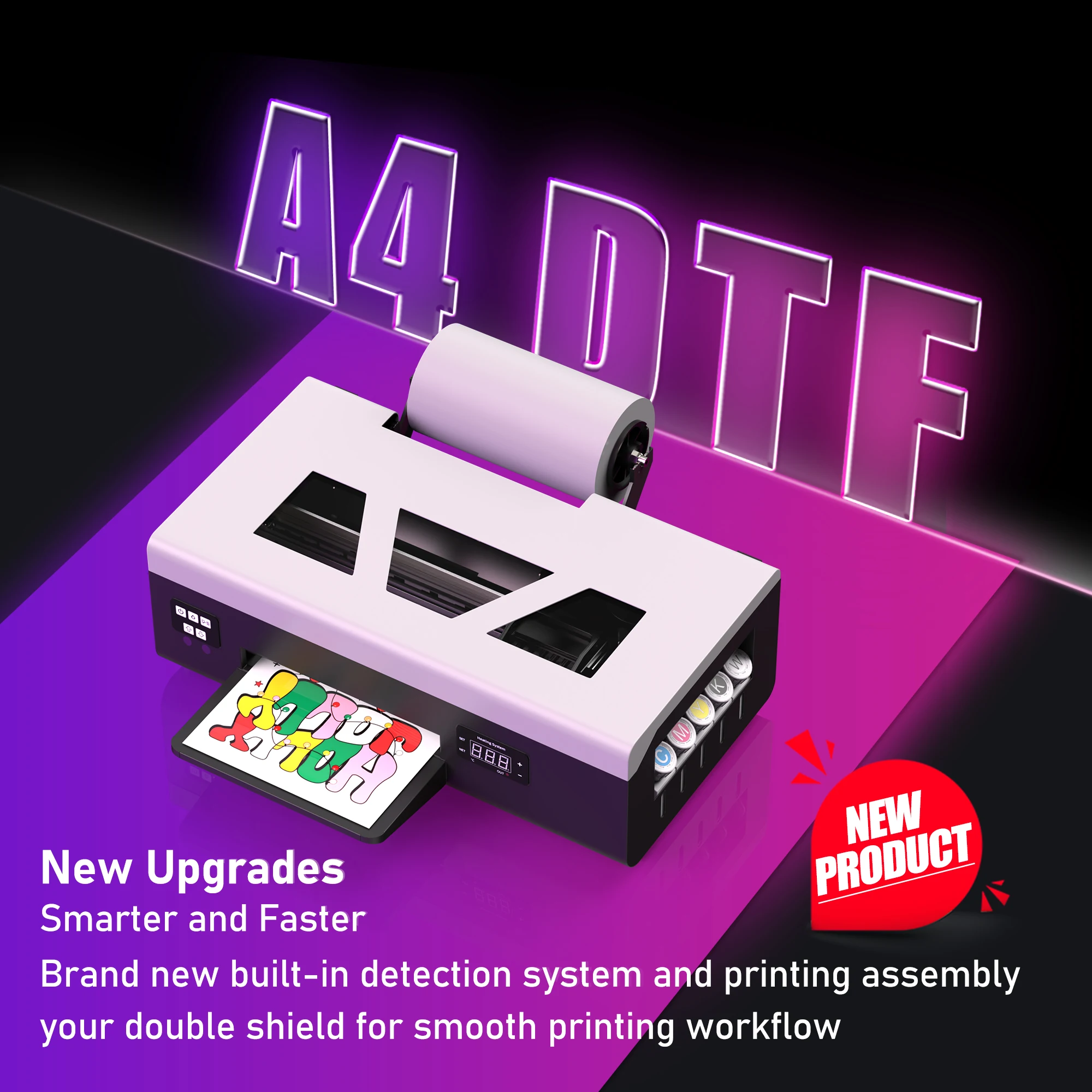 OEMG A4 DTF Printer with Oven for Epson L800 Adhesive Label Printing Machine for All Fabric Inkjector DTF Impresora Printer
OEMG A4 DTF Printer with Oven for Epson L800 Adhesive Label Printing Machine for All Fabric Inkjector DTF Impresora Printer