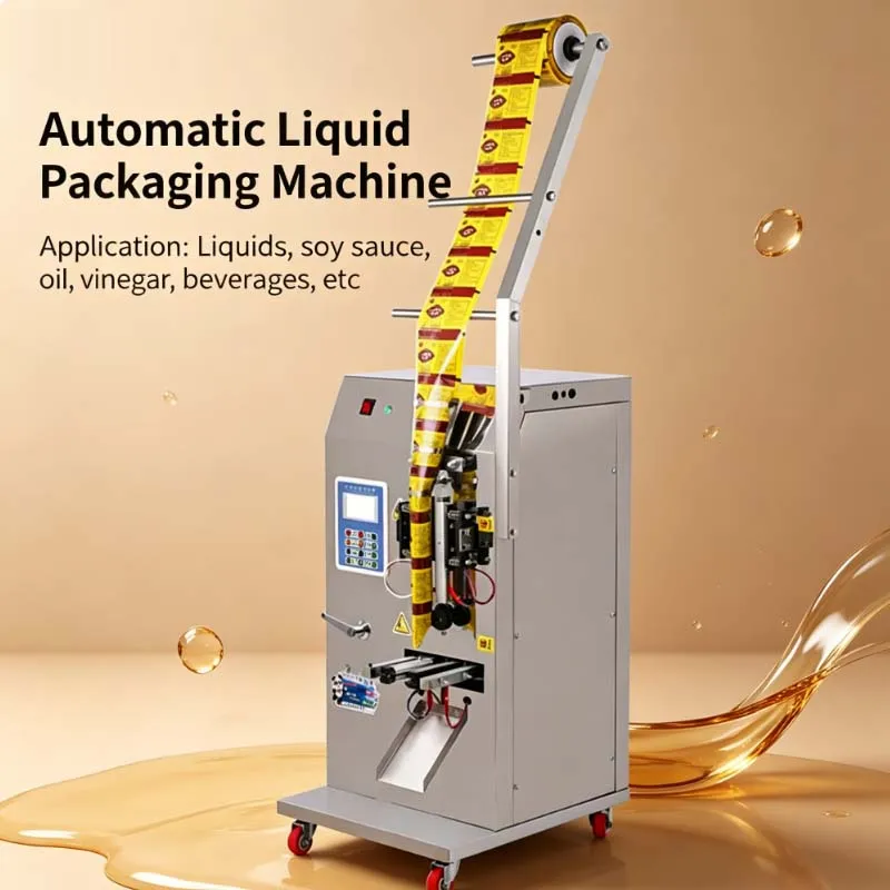 Automatic Liquid Packing Machine Soy Sauce Vinegar Filling Sealing Machine Quantitative Pure Liquid Packaging Machine 3-200g
Automatic Liquid Packing Machine Soy Sauce Vinegar Filling Sealing Machine Quantitative Pure Liquid Packaging Machine 3-200g