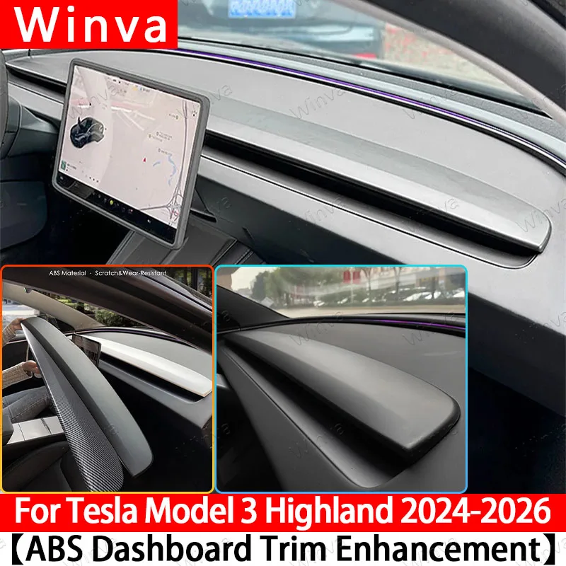 For Tesla Model 3 Highland 2024-2026 ABS Dashboard Cover Trim Air Outlet Panel Cover Interior Accessories – Stylish & Durable
For Tesla Model 3 Highland 2024-2026 ABS Dashboard Cover Trim Air Outlet Panel Cover Interior Accessories – Stylish & Durable