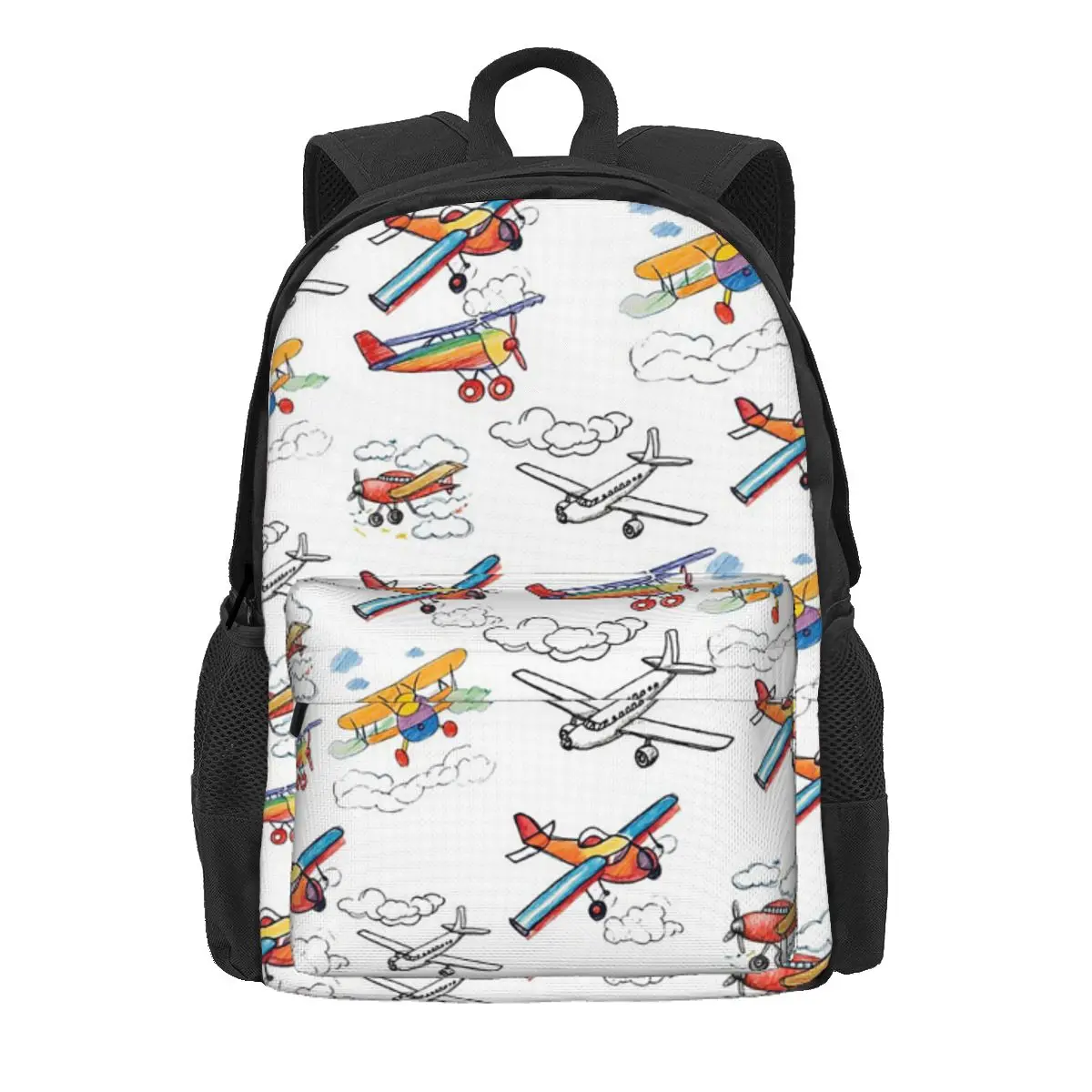 Colorful Nostalgic Airplanes Pattern Aviation Enthusiast Backpack Daypack BookBag School Bag Shoulder Bags for Men Women
Colorful Nostalgic Airplanes Pattern Aviation Enthusiast Backpack Daypack BookBag School Bag Shoulder Bags for Men Women
