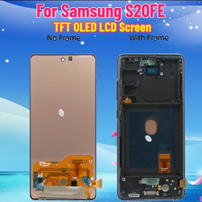 TFT OLED Quality for Samsung S20FE LCD Display SM-G7810 Touch Screen Ditigitizer for Samsung S20 FE Display Replacement
TFT OLED Quality for Samsung S20FE LCD Display SM-G7810 Touch Screen Ditigitizer for Samsung S20 FE Display Replacement