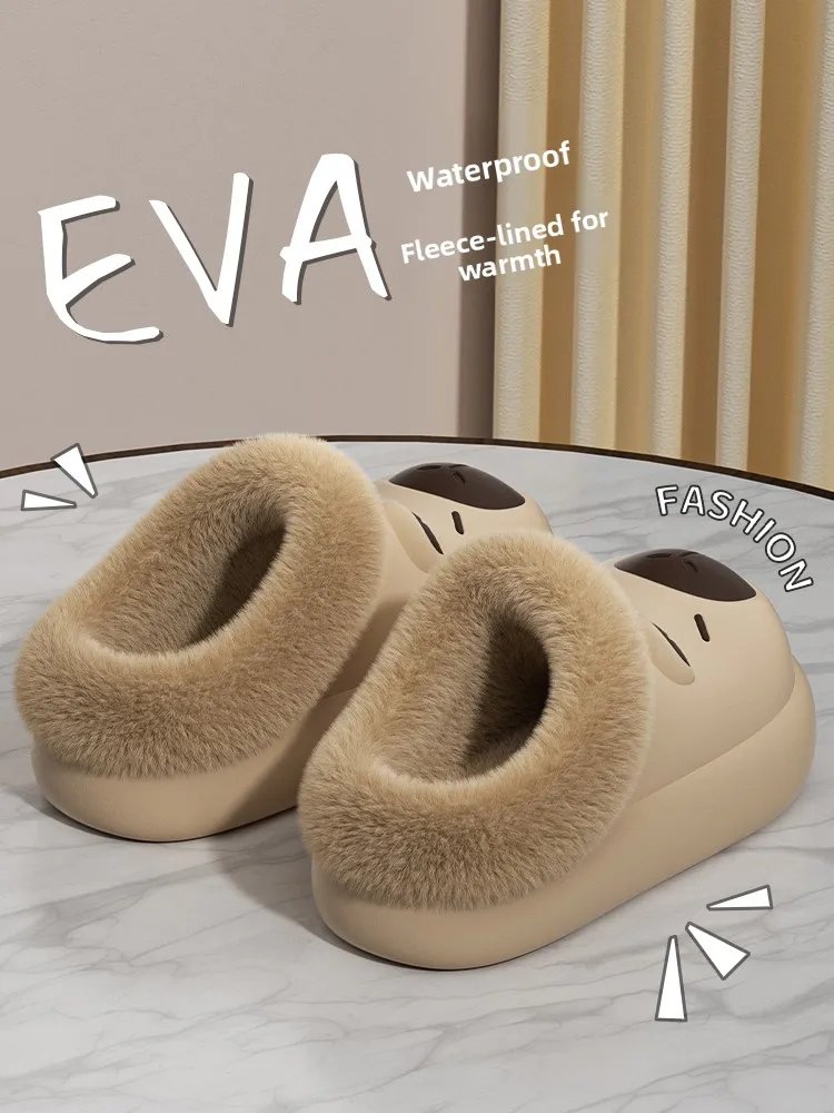 Cute Guinea Pig Waterproof Cotton Slippers Women's Indoor Outdoor Wearable Fce Lined Slippers Warm Home oes for Winter
Cute Guinea Pig Waterproof Cotton Slippers Women's Indoor Outdoor Wearable Fce Lined Slippers Warm Home oes for Winter