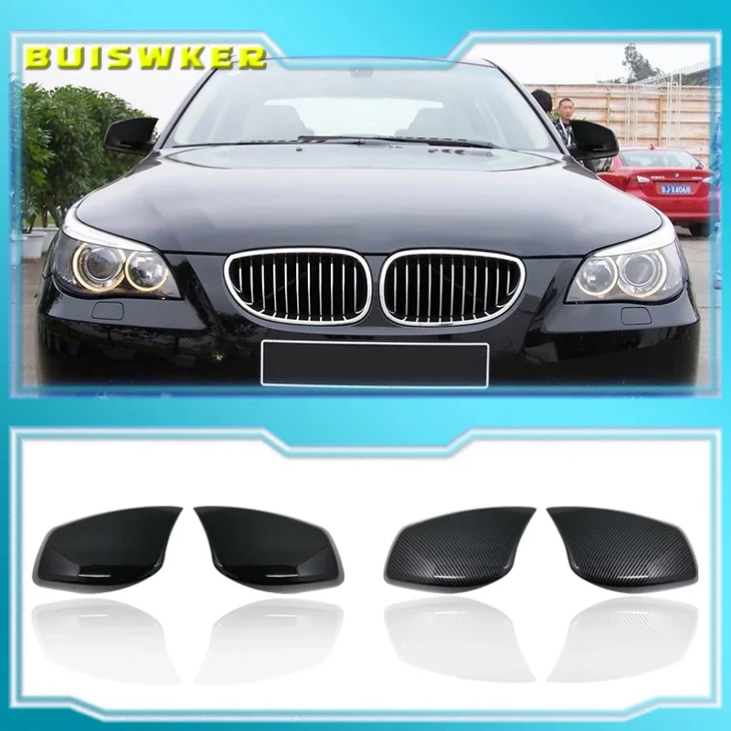 Carbon fiber Glossy Black Door Side Mirror Cover Caps For BMW E60 E61 E63 E64 5/6 Series 2003-2010 Auto parts
Carbon fiber Glossy Black Door Side Mirror Cover Caps For BMW E60 E61 E63 E64 5/6 Series 2003-2010 Auto parts