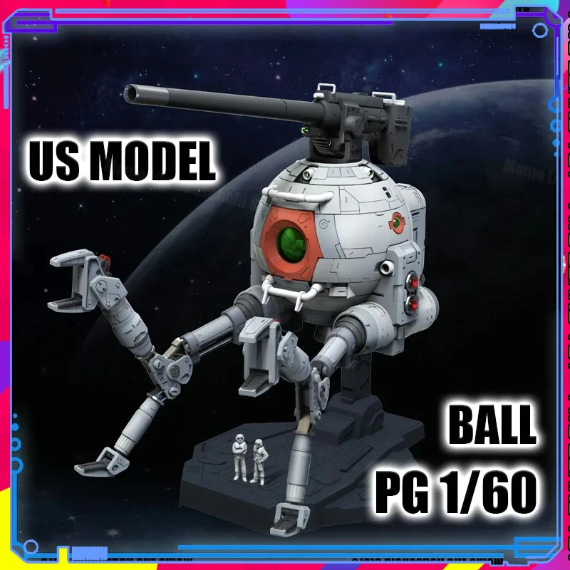 New US Model PG 1/60 RB-79 Ball With LED Assembly Model Kits Plastic skeleton Kits Anime Action Figure Robot Plastic Model Toys
New US Model PG 1/60 RB-79 Ball With LED Assembly Model Kits Plastic skeleton Kits Anime Action Figure Robot Plastic Model Toys