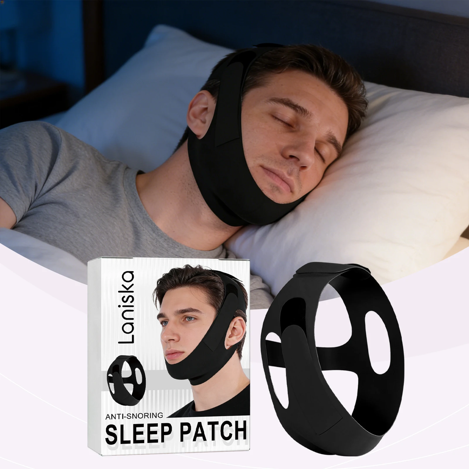 Stop Snoring Chin Strap Anti Snoring Device Sleep Support Prevent Apnea Reusable Face Lift Mask Adjustable Sleeping Aid Tools
Stop Snoring Chin Strap Anti Snoring Device Sleep Support Prevent Apnea Reusable Face Lift Mask Adjustable Sleeping Aid Tools