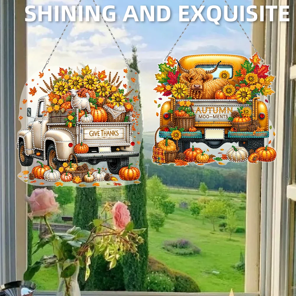 2PCS Pumpkin Car Theme 2D/Flat DIY Diamond Painting Set Hanging Diamond Art Kits (A)
2PCS Pumpkin Car Theme 2D/Flat DIY Diamond Painting Set Hanging Diamond Art Kits (A)