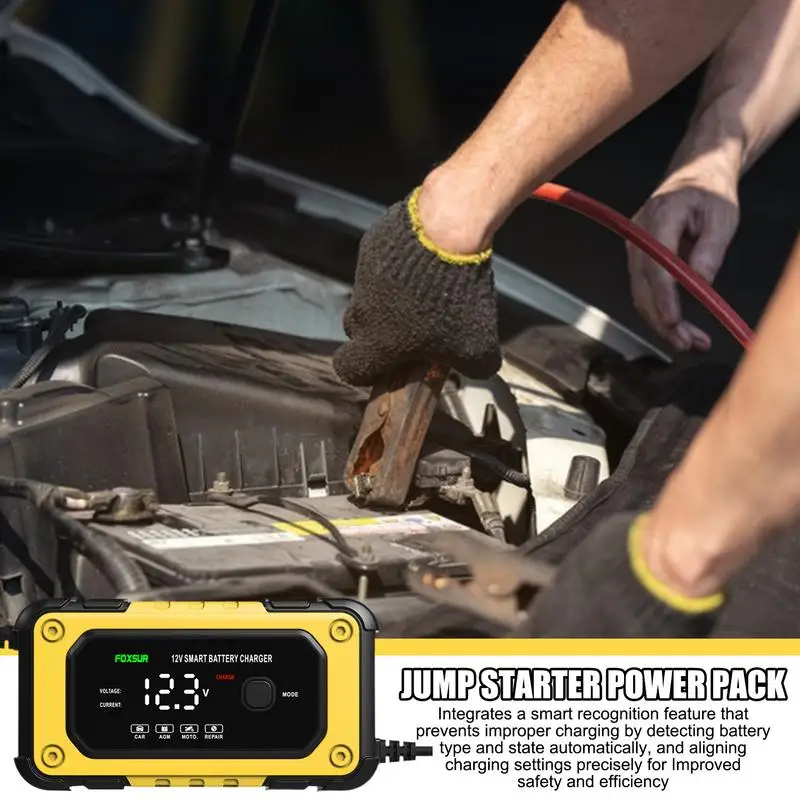 Battery Jumper Starter Portable Jump Starter Power Pack Powerful Device with LCD Screen 12V for Automobile Truck Motorcycle
Battery Jumper Starter Portable Jump Starter Power Pack Powerful Device with LCD Screen 12V for Automobile Truck Motorcycle