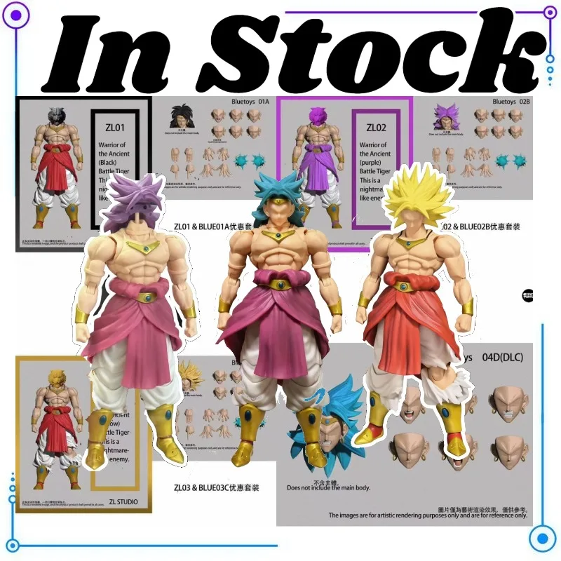 In Stock Zt Studio Dragon Ball Broly SHF Slim Broly Ancient Tiger Warrior Nightmarish Enemy Action Figure Model Toy Collection
In Stock Zt Studio Dragon Ball Broly SHF Slim Broly Ancient Tiger Warrior Nightmarish Enemy Action Figure Model Toy Collection