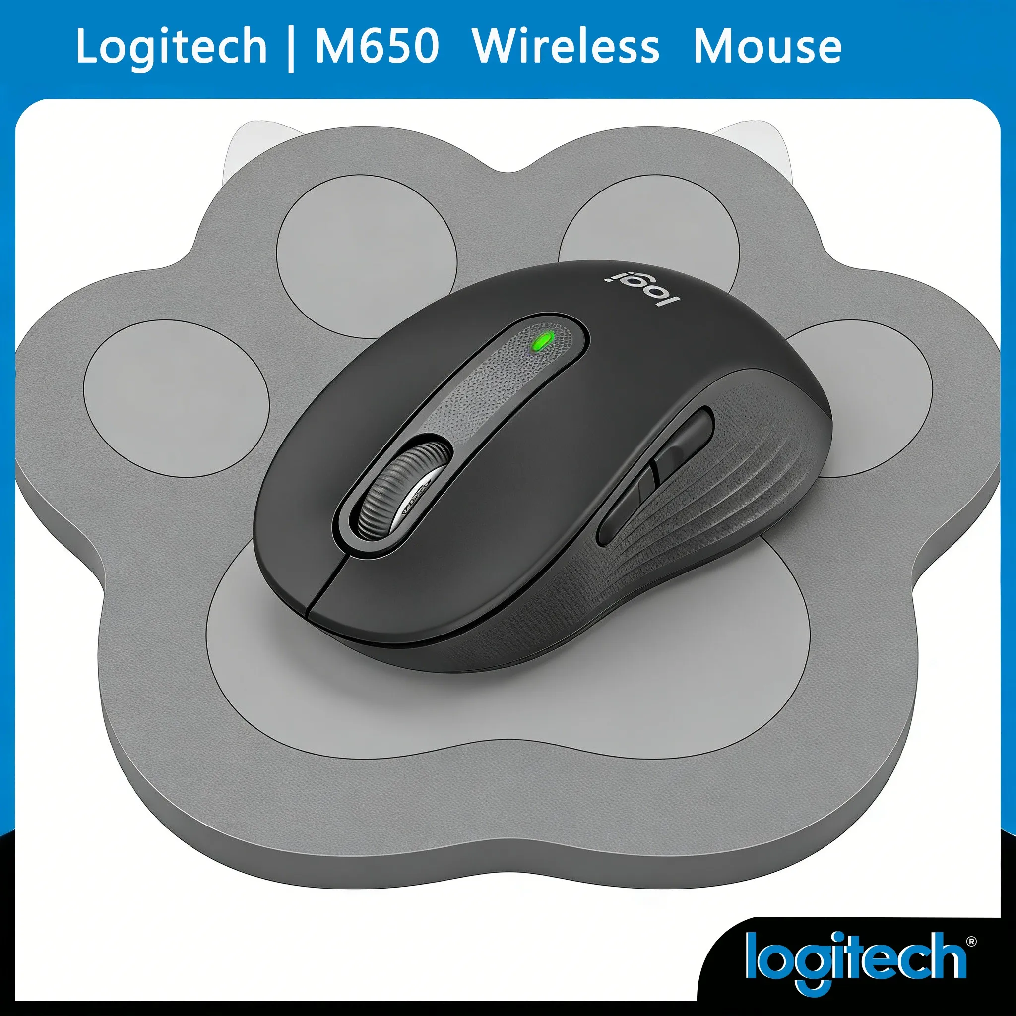 Бесшумная офисная мышь M650 / M650L с эргономичным дизайном для комфортного использования в переговорных комнатах
Бесшумная офисная мышь M650 / M650L с эргономичным дизайном для комфортного использования в переговорных комнатах