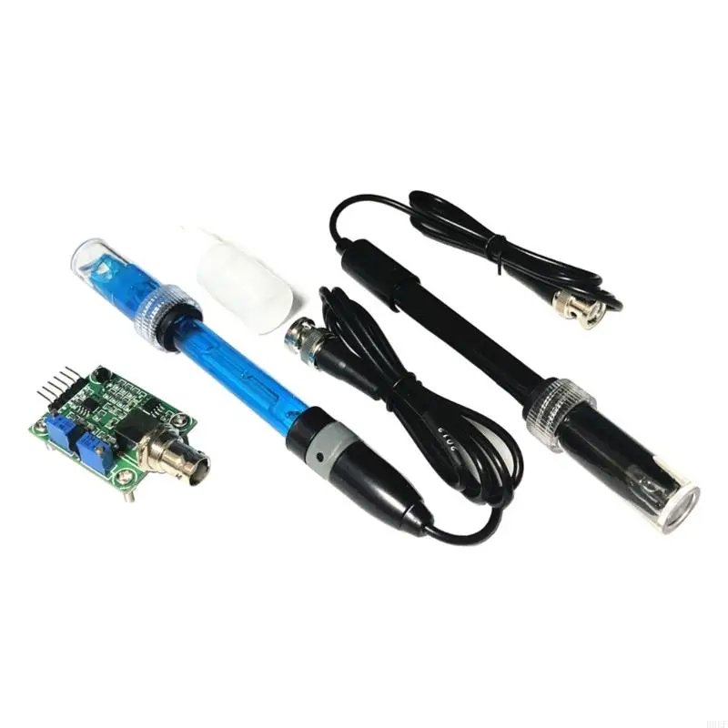 B0KF PH Value Test PH Module PH0-14 Meter + PH Electrode Probe Standard BNC for Arduino PH Value Detector
B0KF PH Value Test PH Module PH0-14 Meter + PH Electrode Probe Standard BNC for Arduino PH Value Detector
