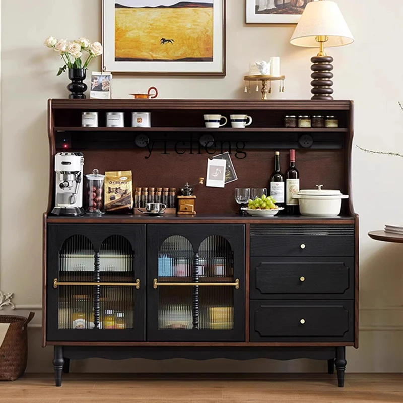 TQH retro solid wood dining side cabinet integrated storage wine cabinet antique locker against the wall
TQH retro solid wood dining side cabinet integrated storage wine cabinet antique locker against the wall