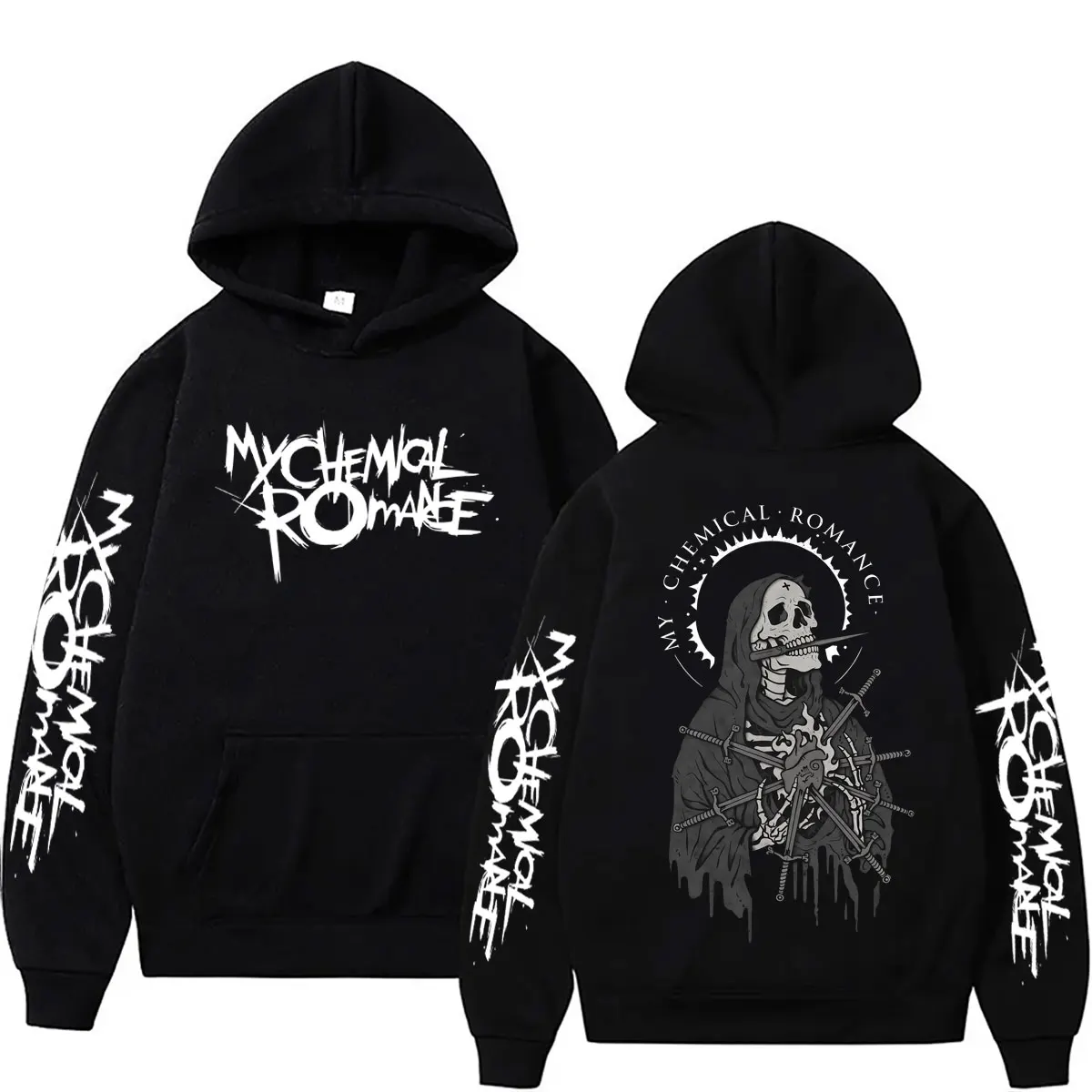 My Chemical Romance The Black Parade Hoodie Men Women Punk Emo Rock Skeleton Streetwear Unisex Fashion Vintage Oversized Hoodies
My Chemical Romance The Black Parade Hoodie Men Women Punk Emo Rock Skeleton Streetwear Unisex Fashion Vintage Oversized Hoodies