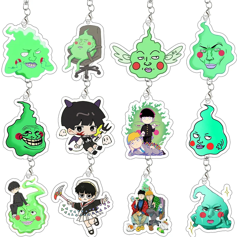 Mob Psycho100 Acrylic Keychain Shigeo Kageyama Dimple Reigen Bag Pendant Daily Decoration Versatile Style Kawaii Birthday Gift
Mob Psycho100 Acrylic Keychain Shigeo Kageyama Dimple Reigen Bag Pendant Daily Decoration Versatile Style Kawaii Birthday Gift