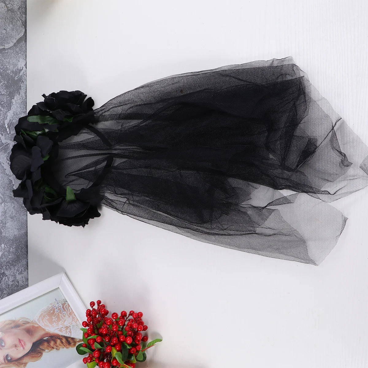 Black Gauze Cloth Headband Rose Flower Headdress Lightweight Comfortable Women Headwear Halloween Party Hair Accessories
Black Gauze Cloth Headband Rose Flower Headdress Lightweight Comfortable Women Headwear Halloween Party Hair Accessories