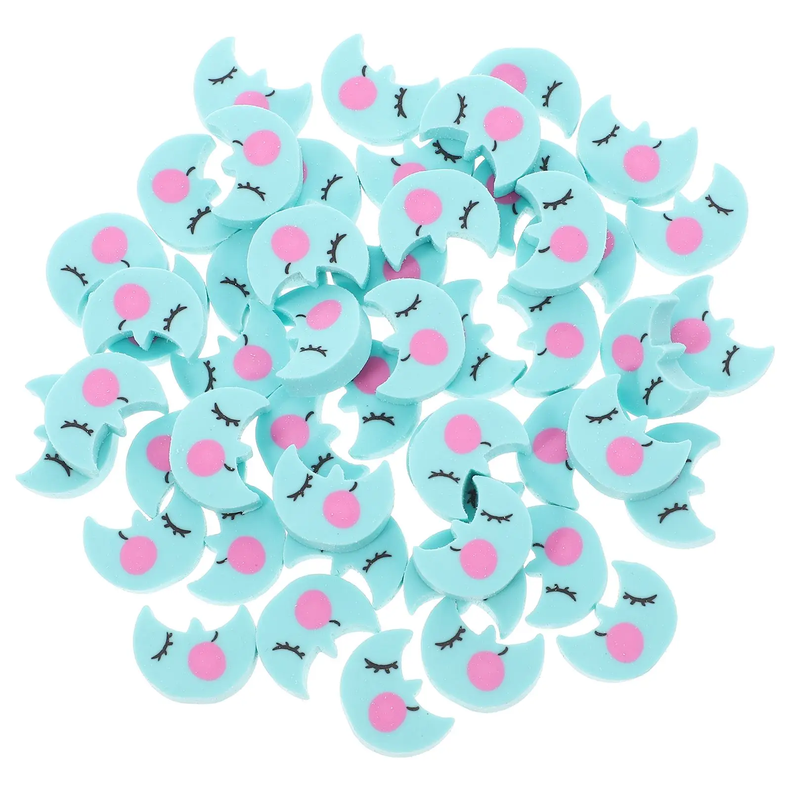 50 Pcs Blue Moon Erasers Mini Kawaii School Supplies Soft Material Portable Desk Decor For Kids Bulk Pack Student Use
50 Pcs Blue Moon Erasers Mini Kawaii School Supplies Soft Material Portable Desk Decor For Kids Bulk Pack Student Use