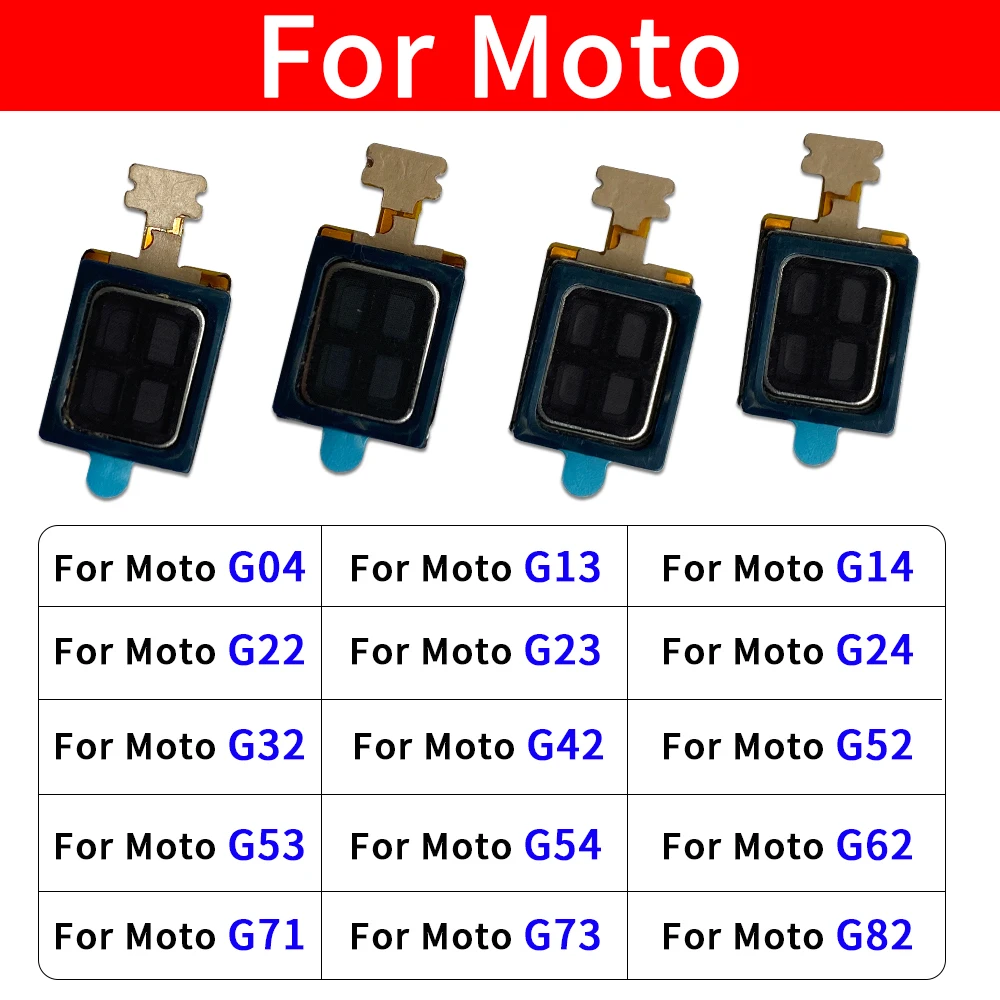 10 шт. для Moto G04 G13 G14 G22 G23 G24 G32 G42 G52 G53 G54 G62 G71 G73 G82 Наушники Верхний динамик Звуковой приемник
10 шт. для Moto G04 G13 G14 G22 G23 G24 G32 G42 G52 G53 G54 G62 G71 G73 G82 Наушники Верхний динамик Звуковой приемник
