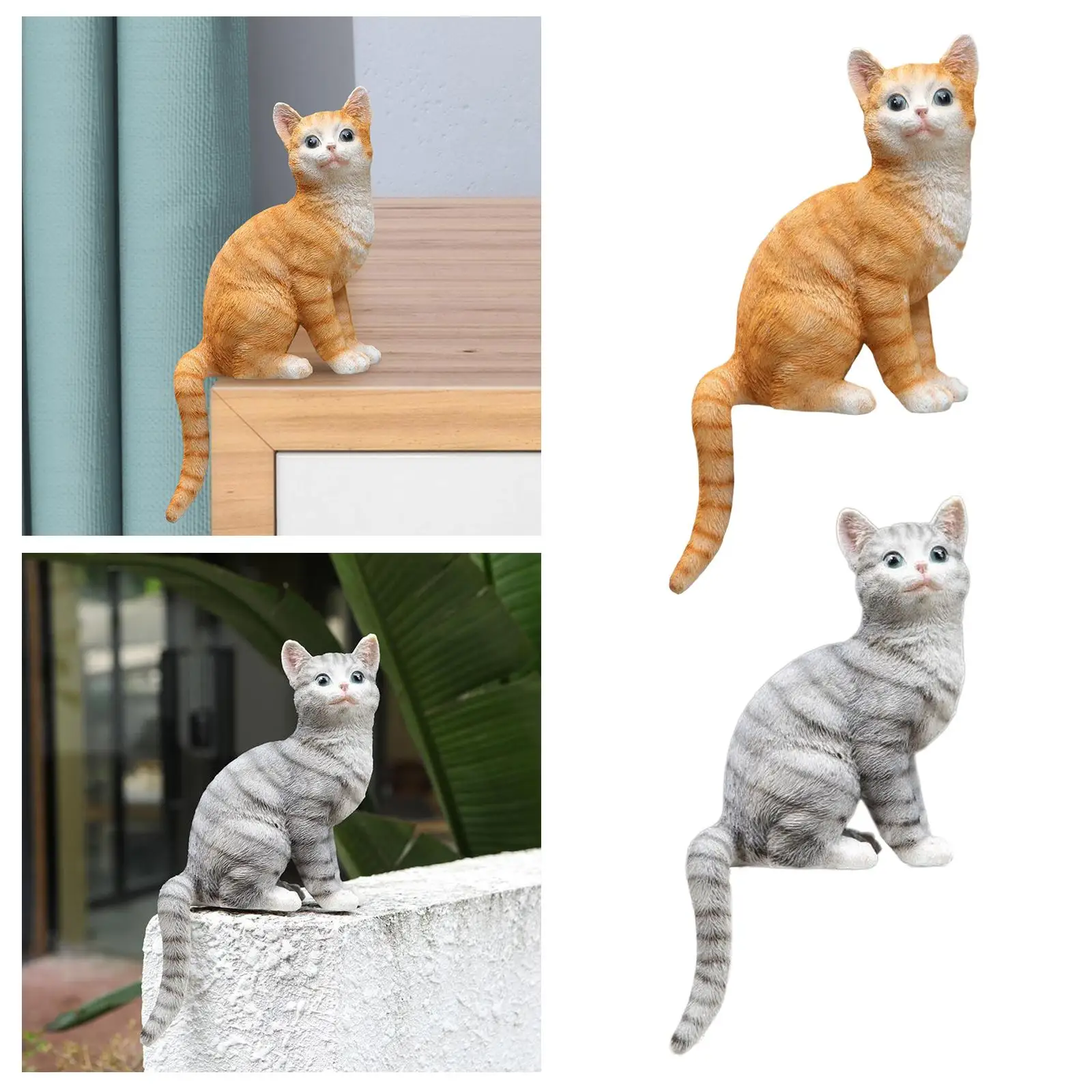 Милые фигурки кошек, украшения, патио, декор для балкона, украшение для сада, скульптура
Милые фигурки кошек, украшения, патио, декор для балкона, украшение для сада, скульптура